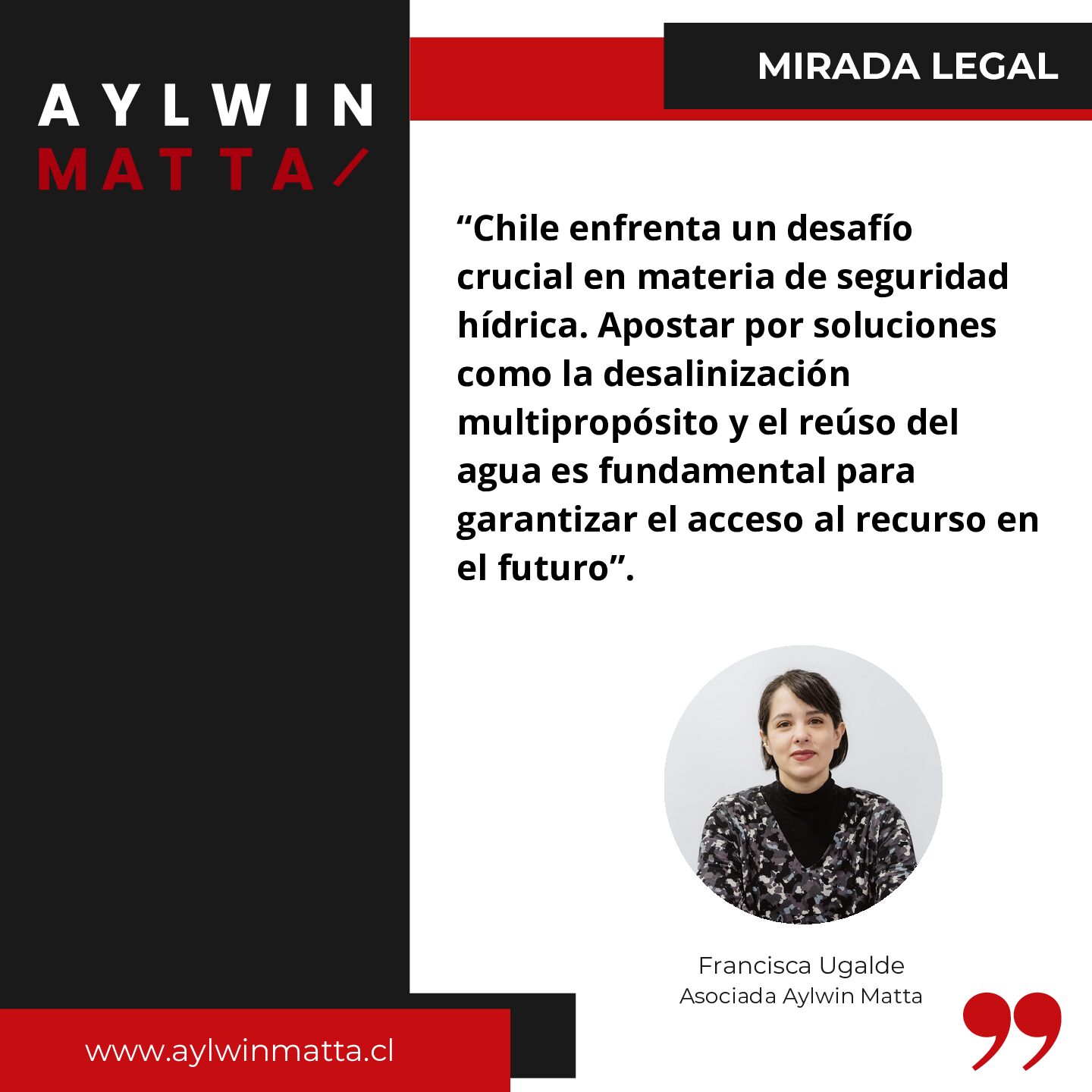 Mirada Legal en el marco del Día Mundial del Agua