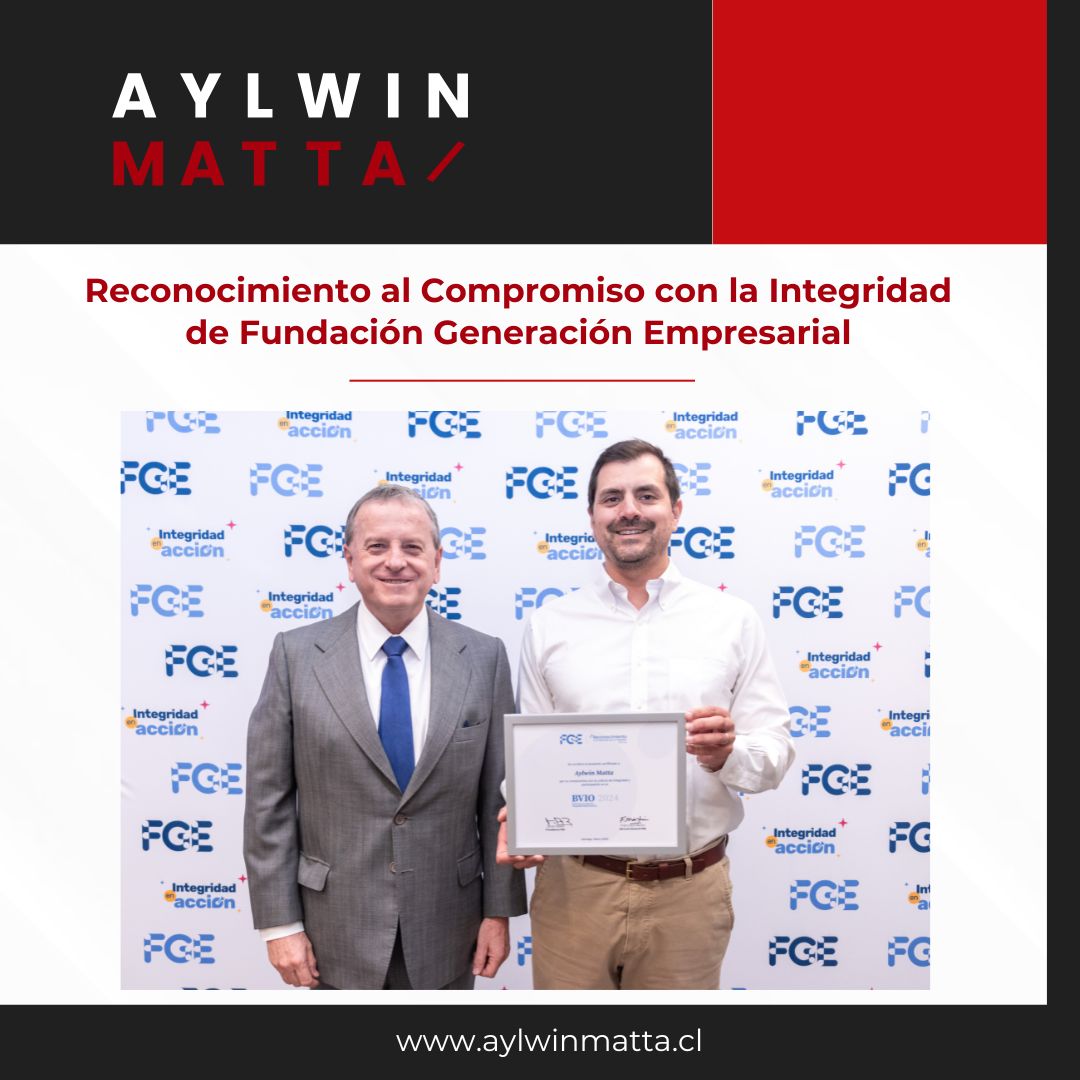 Reconocimiento al Compromiso con la Integridad de Fundación Generación Empresarial