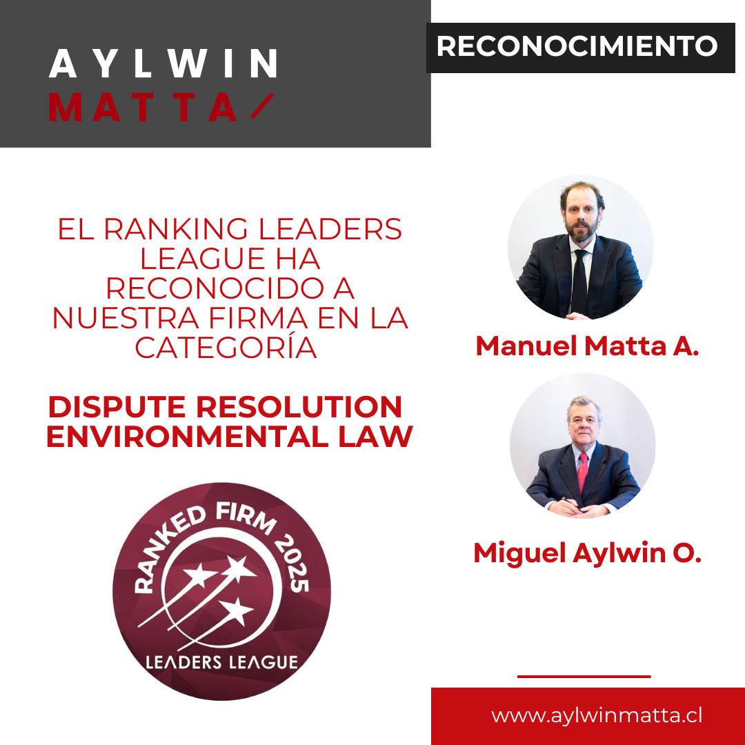 Leaders League reconoce nuestro trabajo en Dispute Resolution – Environmental Law