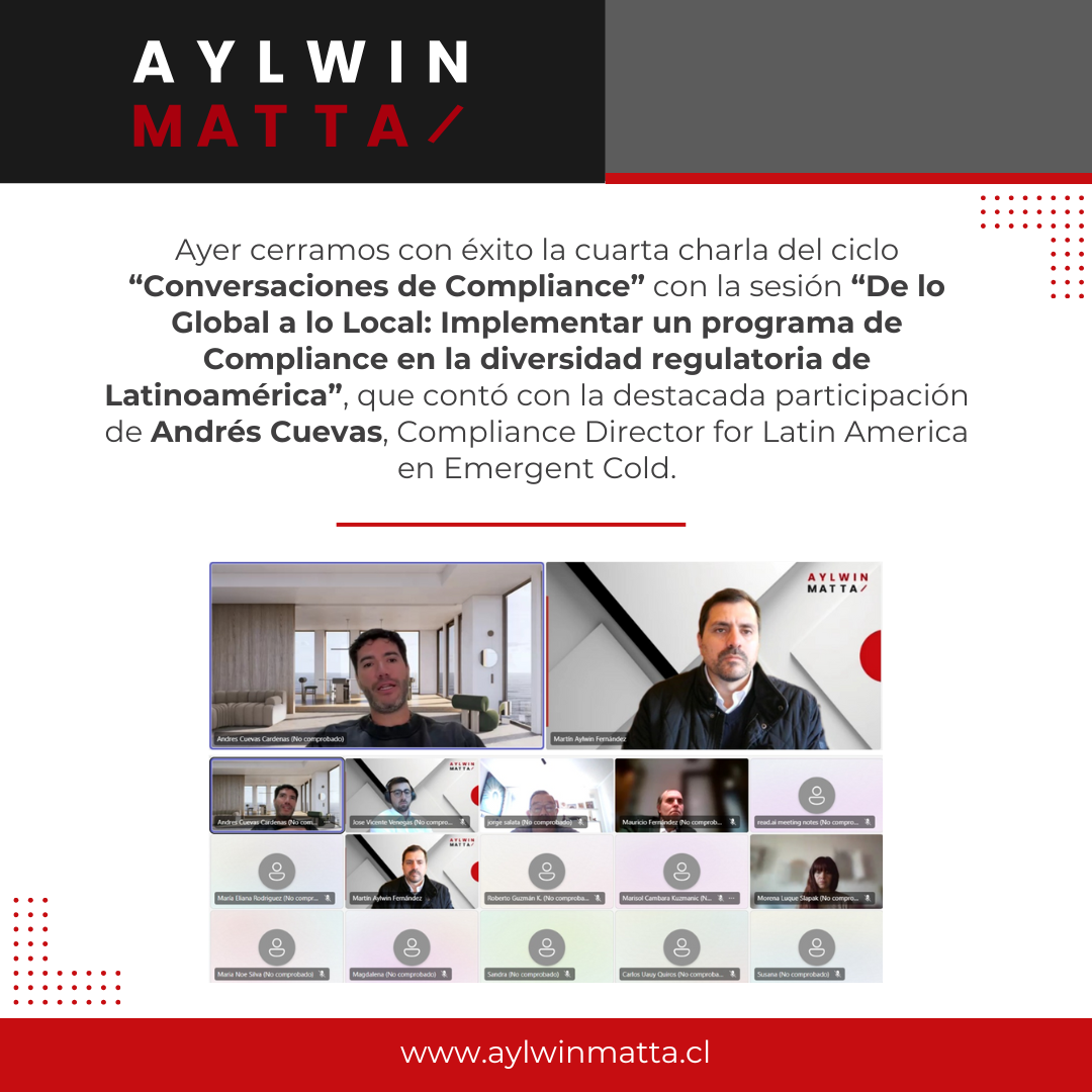 Éxito total en el ciclo “Conversaciones de Compliance”