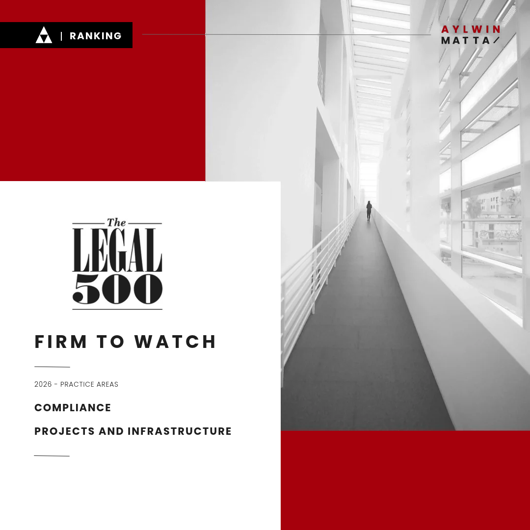 Gráfica Aylwin Matta, Firm to Watch de The Legal 500 2026